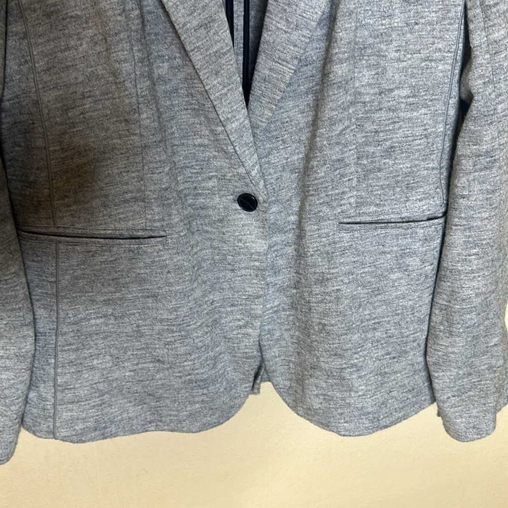 Banana Republic Long And Lean Blazer Womens Size 14 Single Button Closure - Picture 2 of 11